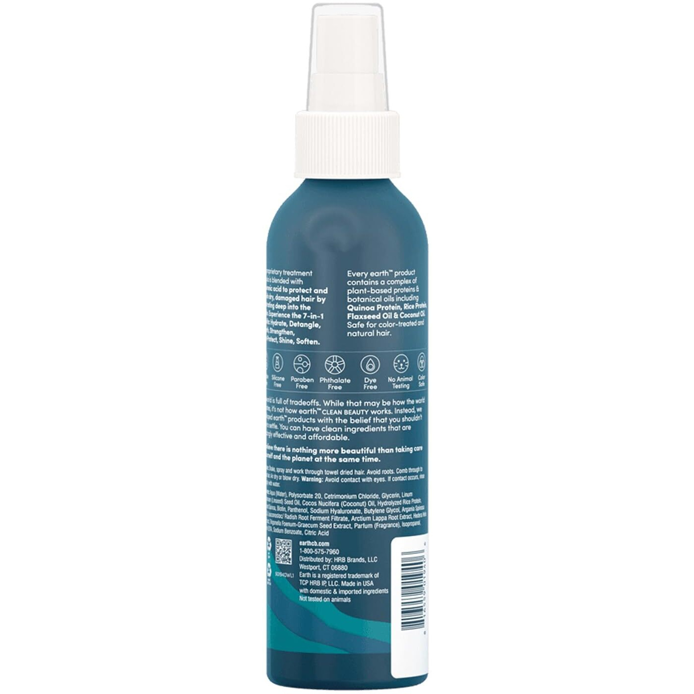 7-in-1 Leave-in Treatment with Hyaluronic Acid by Earth for Unisex - 6 oz Treatment