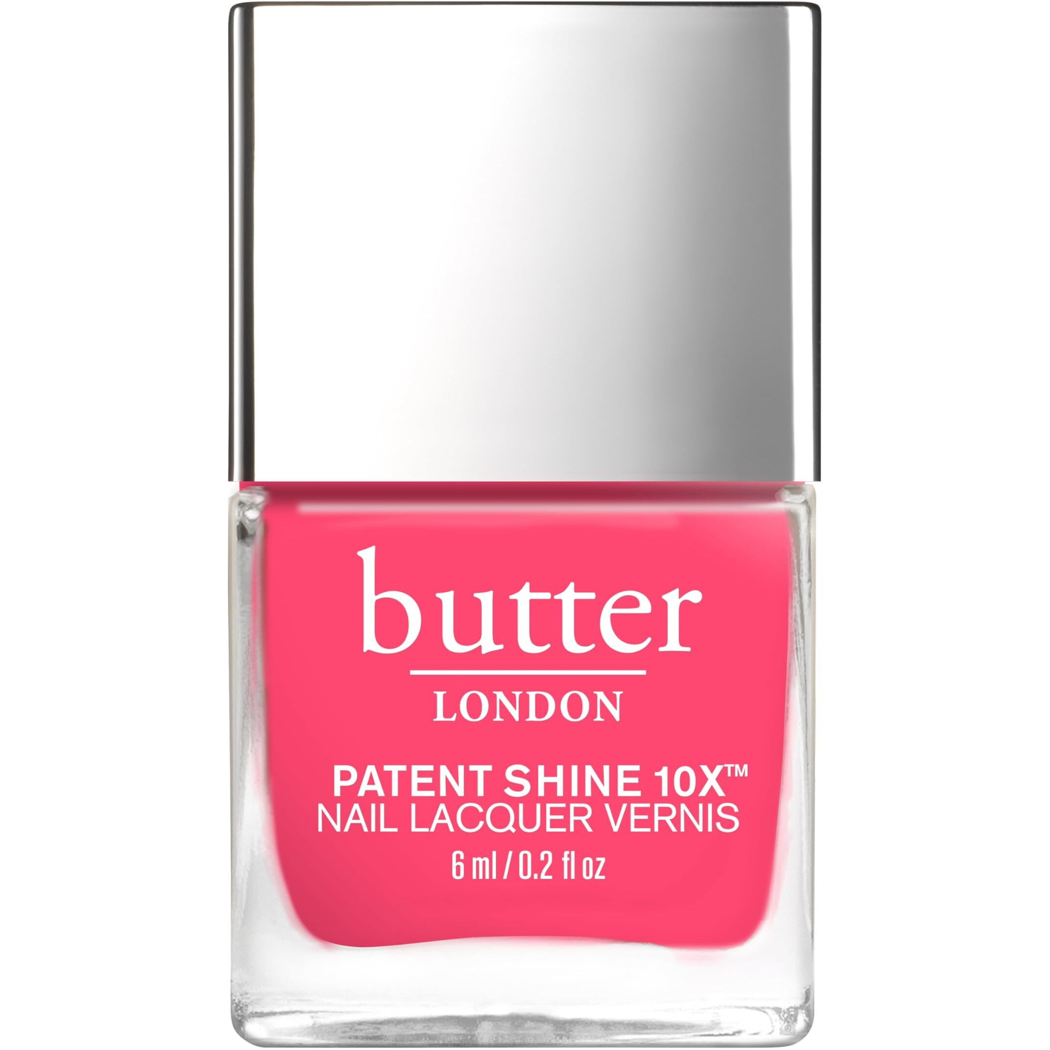 Patent Shine 10X Nail Lacquer - Flusher Blusher by Butter London for Women - 0.2 Nail Polish