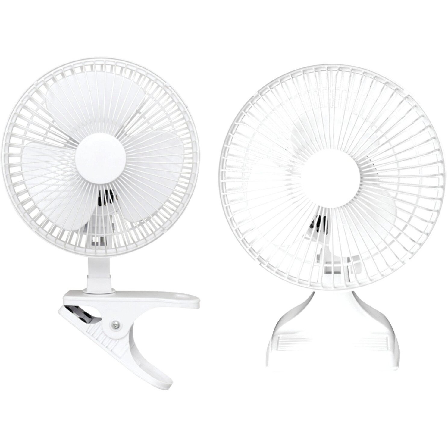 OPTIMUS F0645 WHT TABLE FAN 6INCH CONVERTABLE PERSONAL CLIP