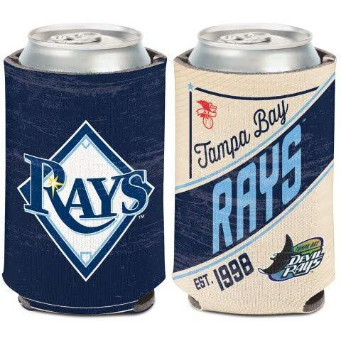 Tampa Bay Rays Can Cooler Vintage Design Special Order