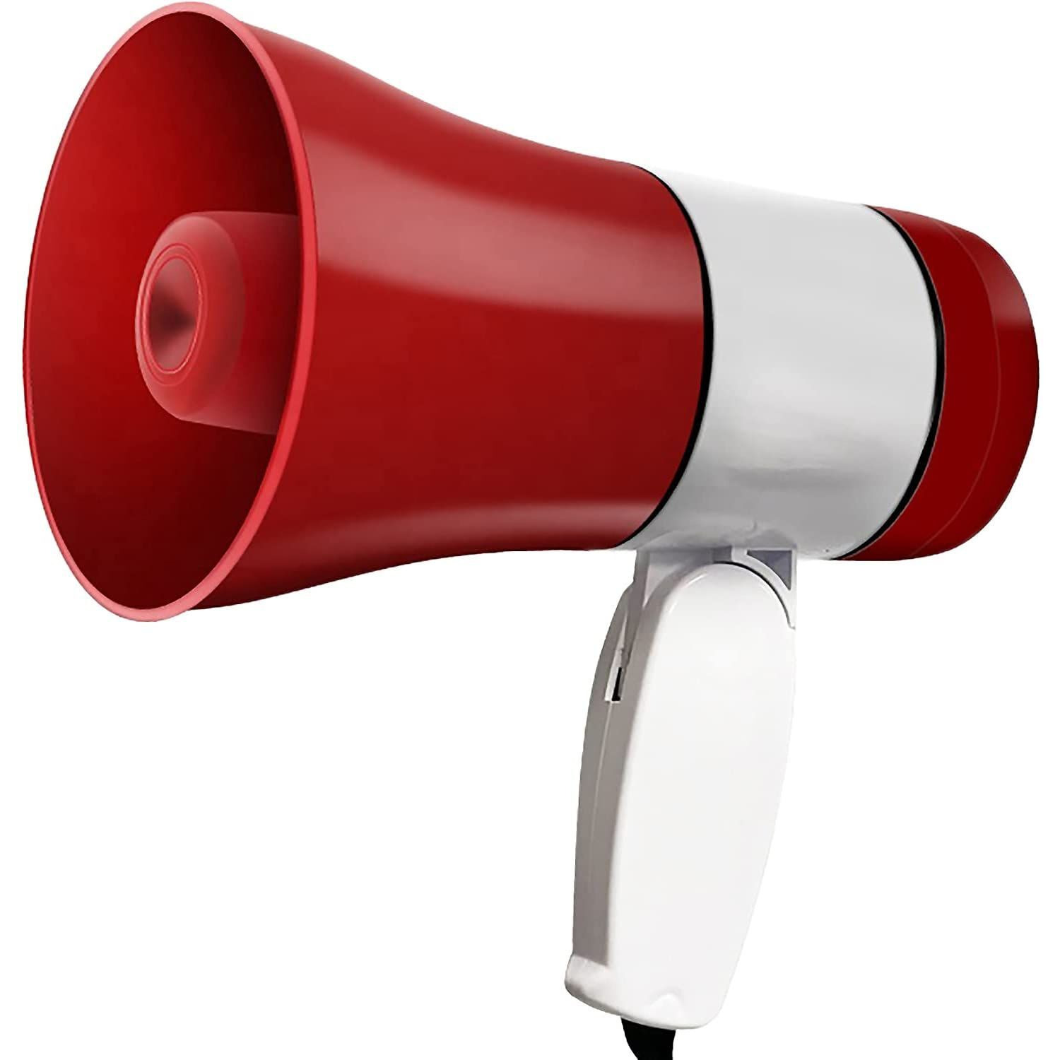 Megaphone Handheld Bullhorn Cheer Loudspeaker Bull Horn Speaker Megaphono Siren Sling Strap Portable 5Core 138 RU(D0102HHDFG6.)