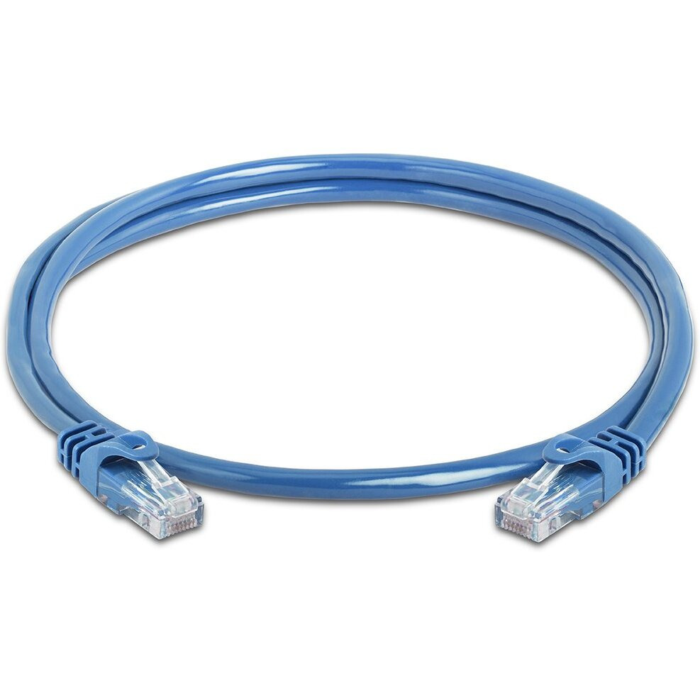 Cmple Cat6 Ethernet Cable 10Gbps - Computer Networking Cord with Gold-Plated RJ45 Connectors, 550MHz Cat6 Network Ethernet LAN Cable Supports Cat6, Cat5e, Cat5 Standards - 3 Feet Blue