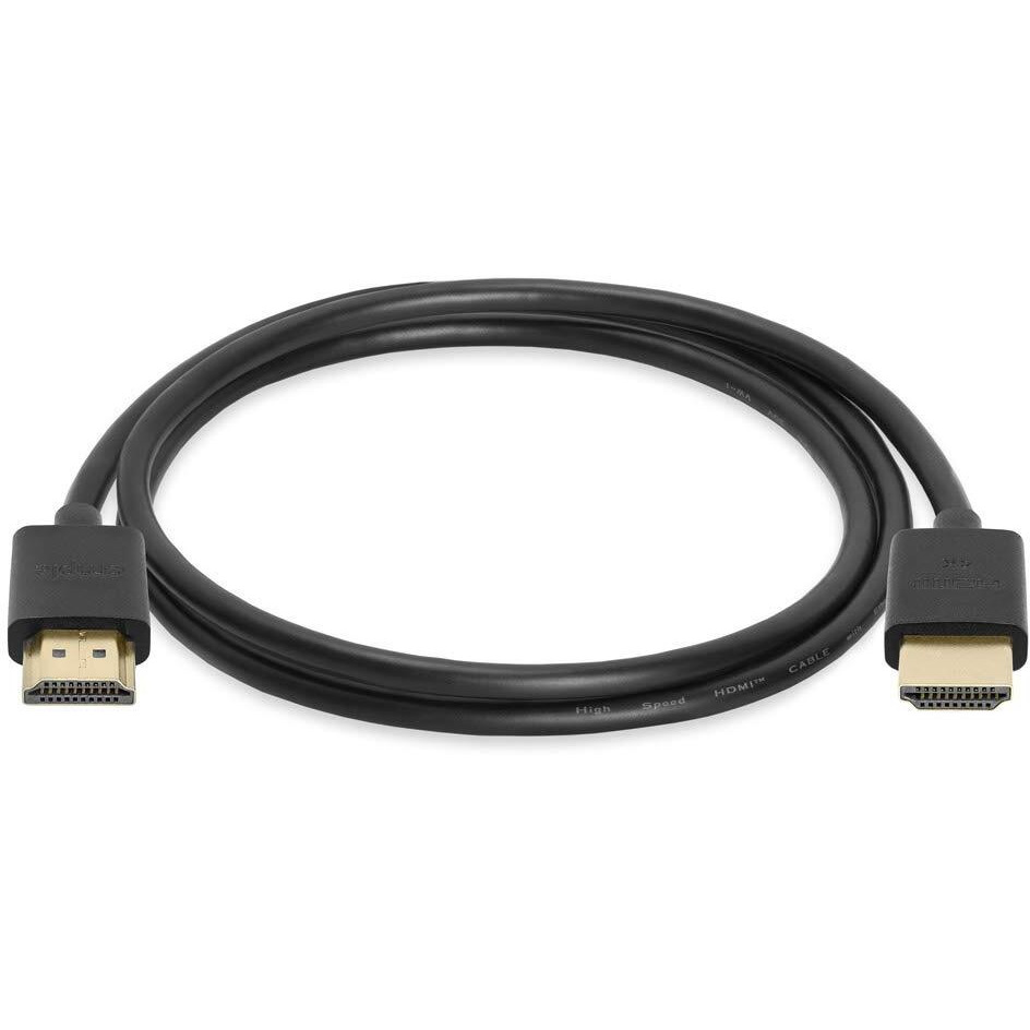 Cmple - Ultra Slim High Speed HDMI Cable HDMI 2.0 HDTV Cable - Supports Ethernet 3D 4K and Audio Return - 3 Feet