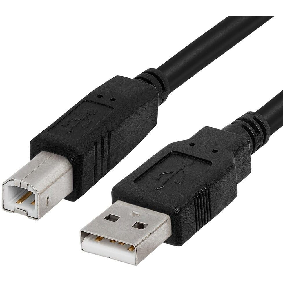 Cmple - USB Printer Cable USB 2.0 A Male To B Male USB Cord for Printers, Scanners, External Hard Drives Camera - 3 Feet
