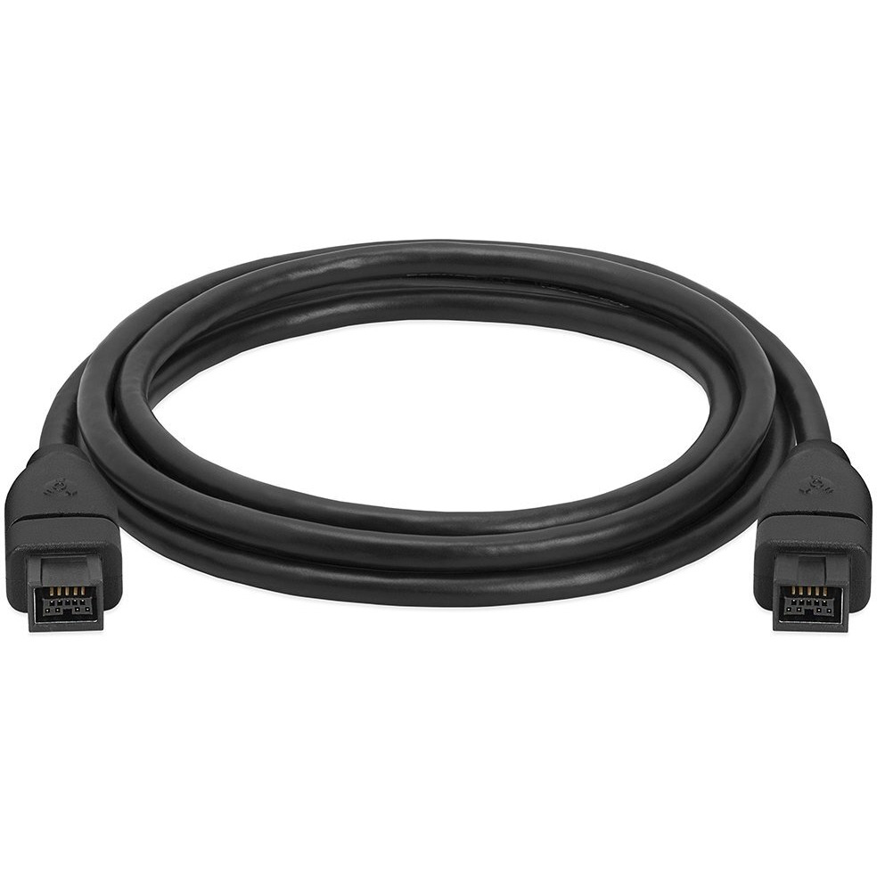 FireWire 800 BETA 9 Pin to 9 Pin Male To Male Cable 6 Feet Black