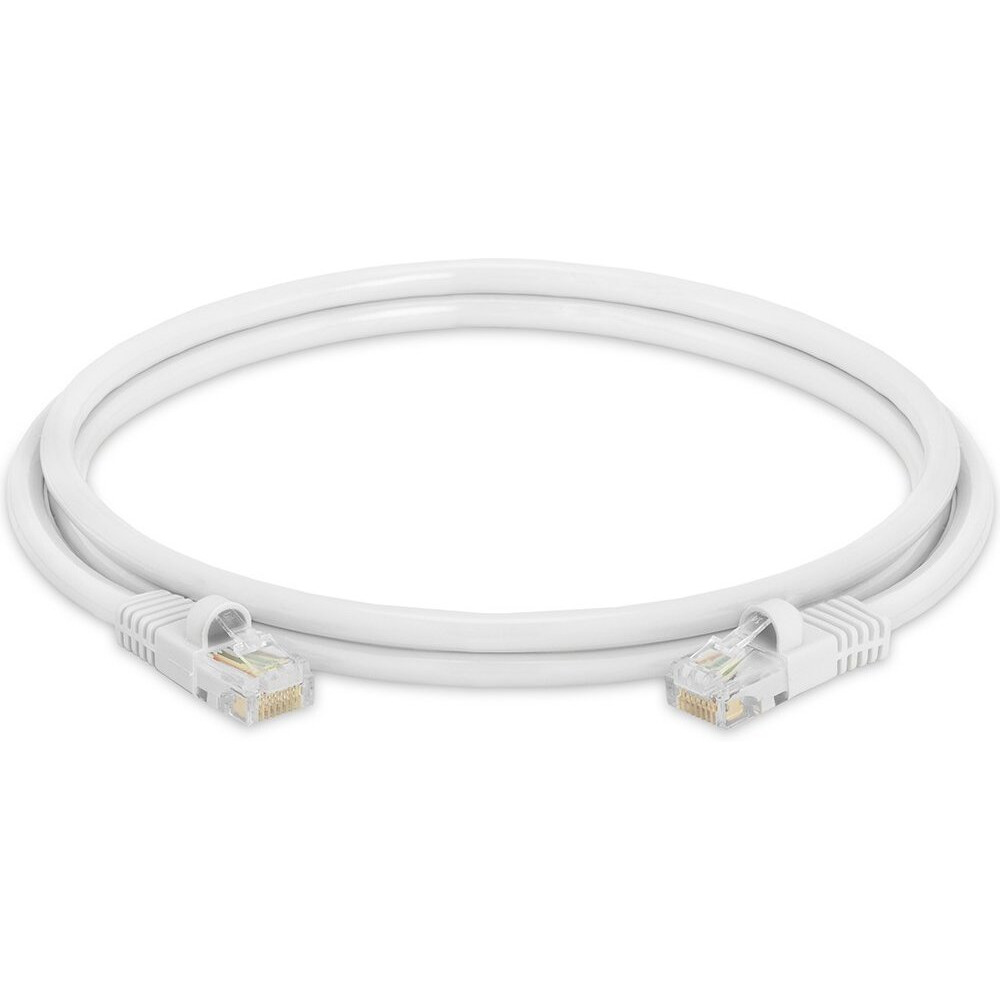 Cmple Cat5e Network Ethernet Cable - Computer LAN Cable 1Gbps - 350 MHz, Gold Plated RJ45 Connectors - 5 Feet White