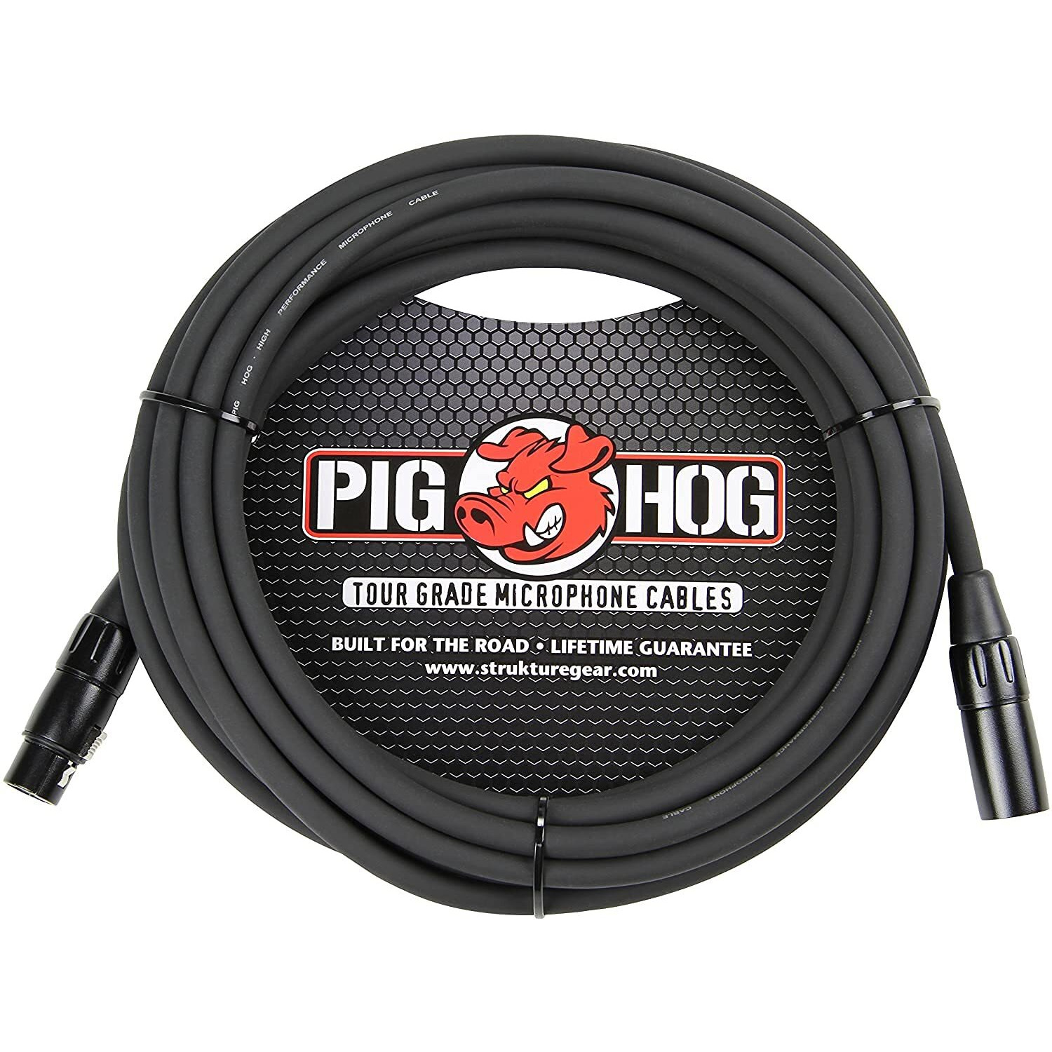 Pig Hog 8mm Microphone Cable, 25-foot XLR