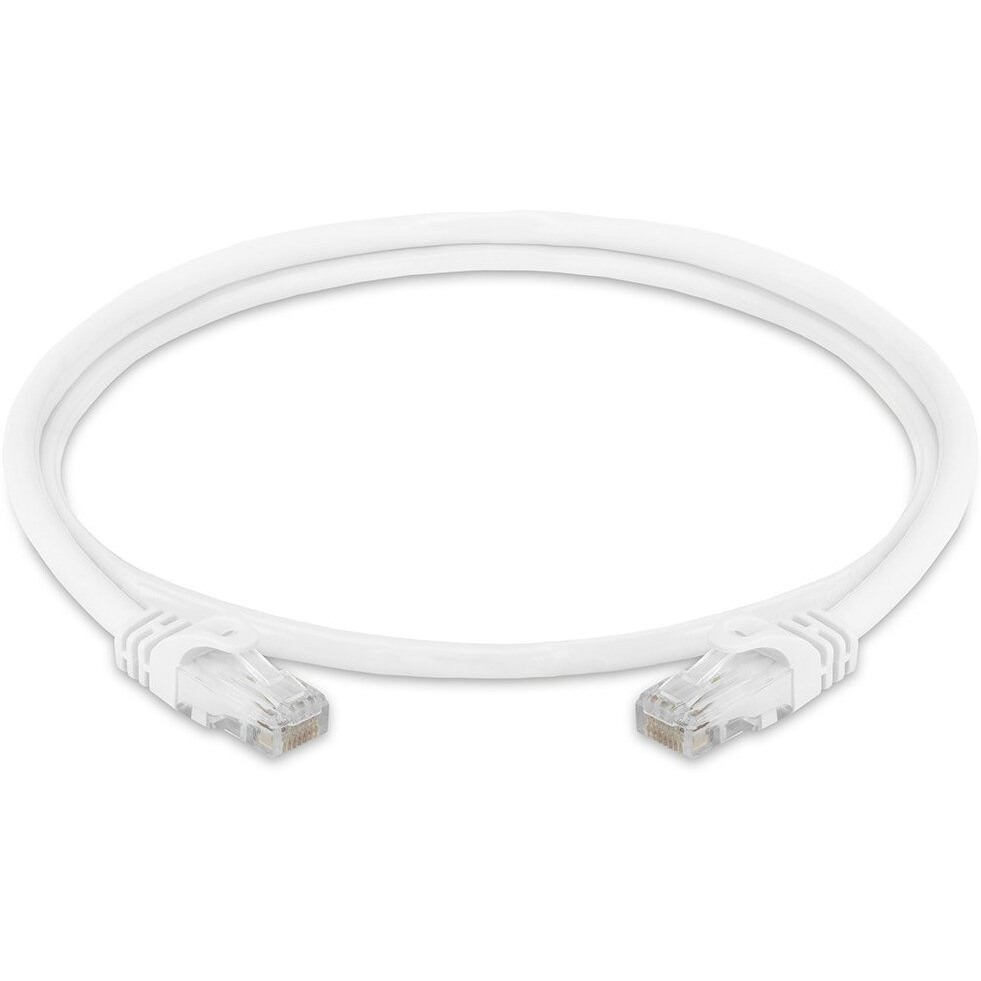 Cmple Cat6 Ethernet Cable 10Gbps - Computer Networking Cord with Gold-Plated RJ45 Connectors, 550MHz Cat6 Network Ethernet LAN Cable Supports Cat6, Cat5e, Cat5 Standards - 3 Feet White