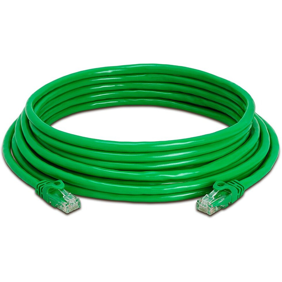 Cmple Cat6 Ethernet Cable 10Gbps - Computer Networking Cord with Gold-Plated RJ45 Connectors, 550MHz Cat6 Network Ethernet LAN Cable Supports Cat6, Cat5e, Cat5 Standards - 25 Feet Green