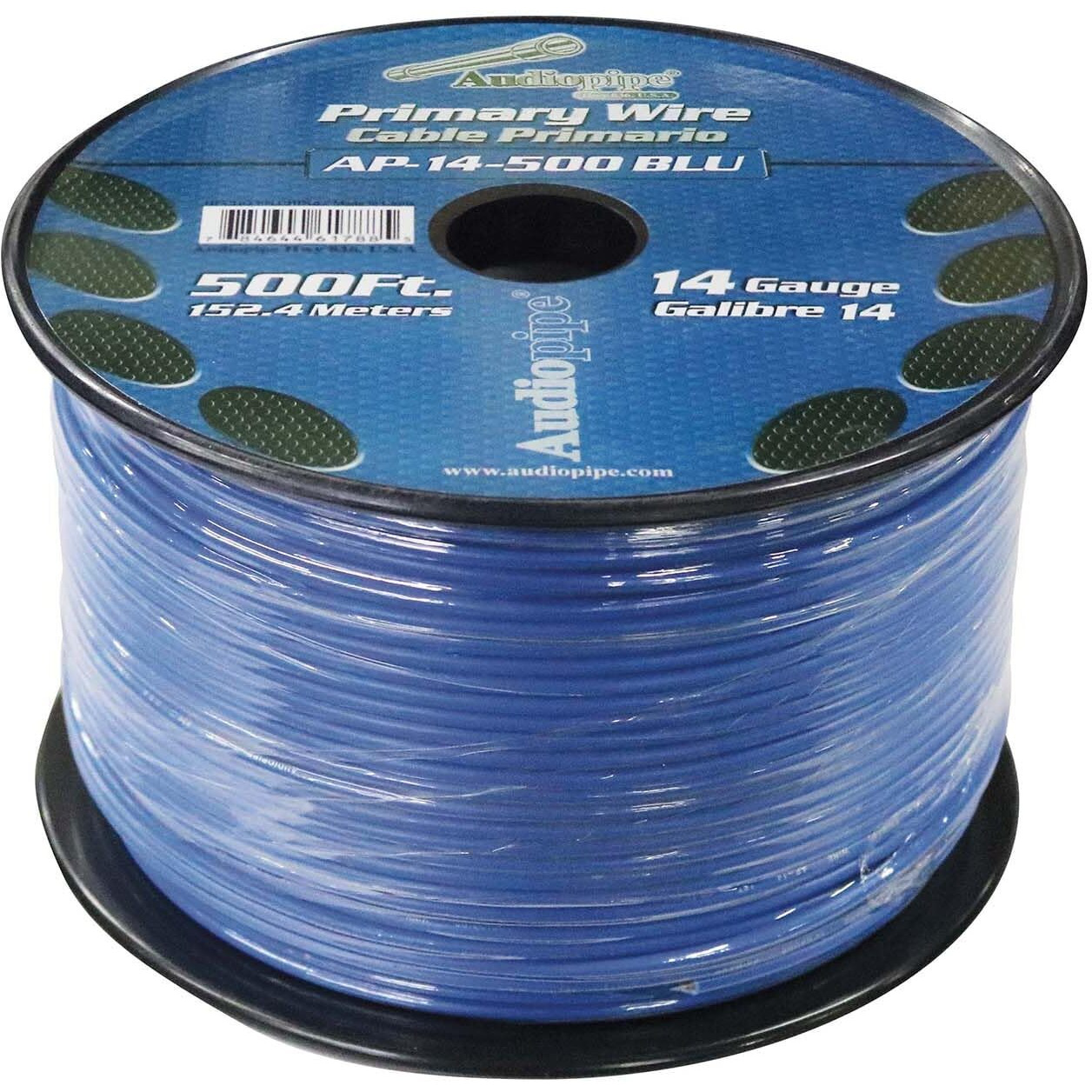 Audiopipe 14 Gauge 500Ft Primary Wire Blue