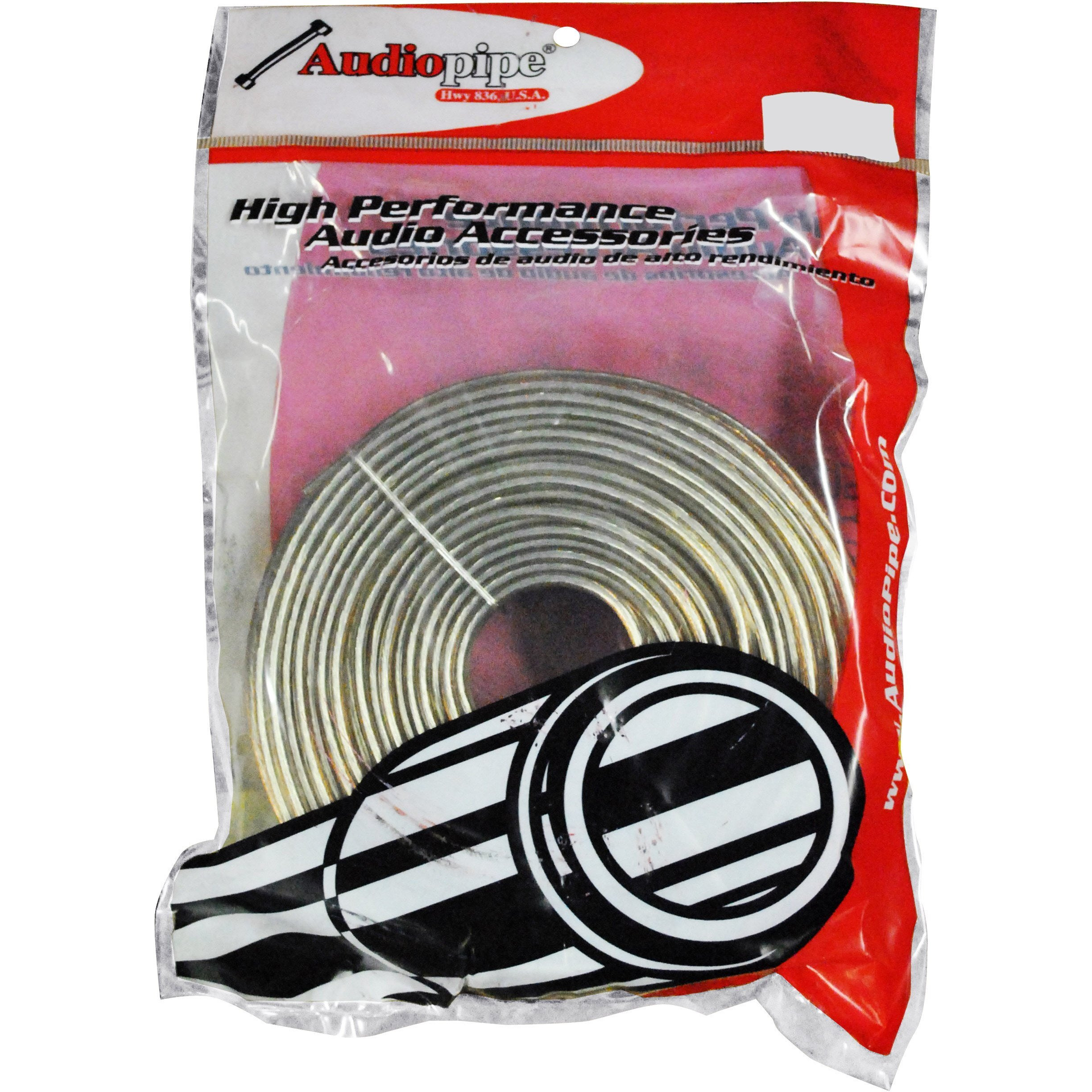 SPEAKER WIRE AUDIOPIPE 12GA 50' CLEAR