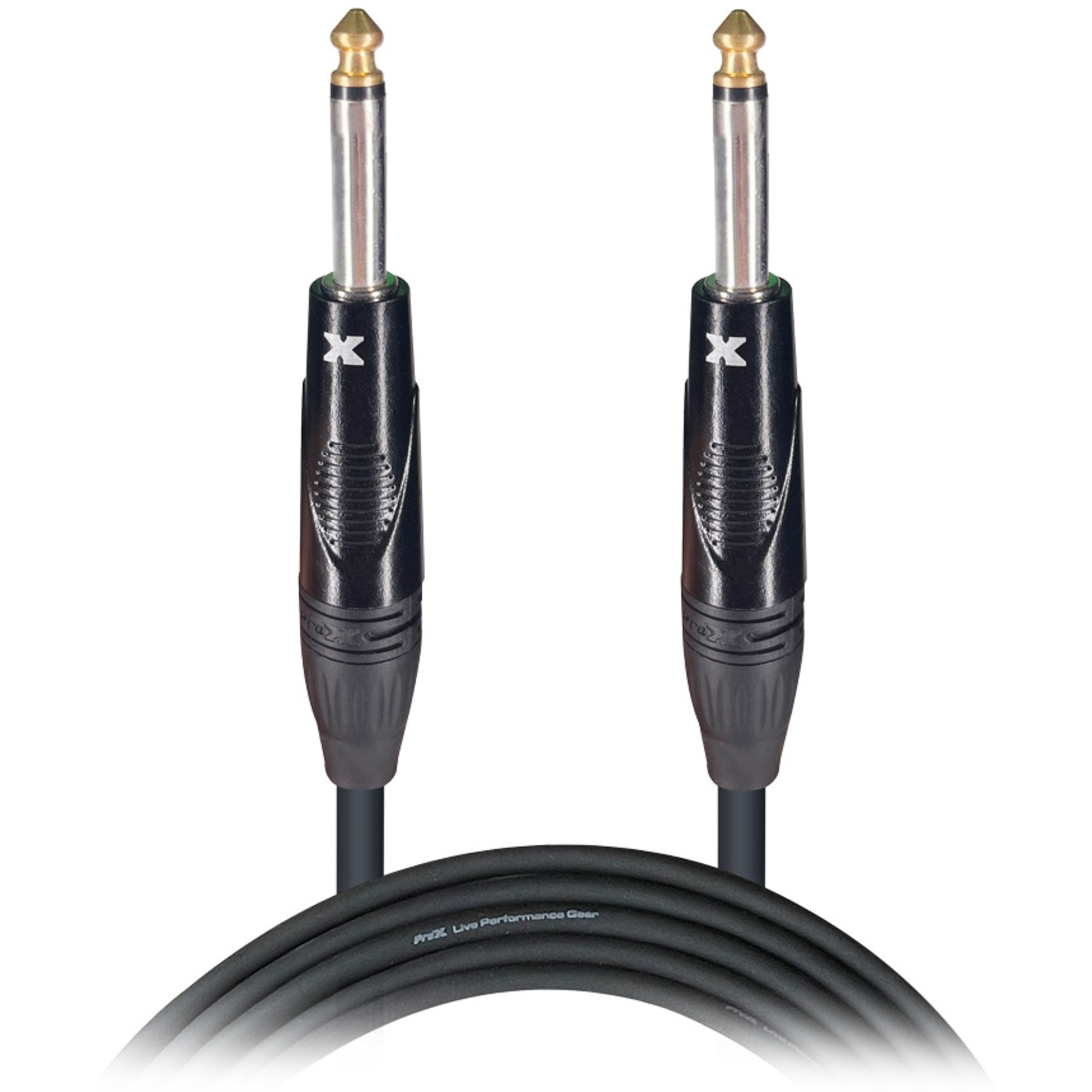 ProX XC-PP25 25' Ft. Unbalanced 1/4&quot TS-M to 1/4&quot TS-M High Performance Pro Audio Instrument Guitar Cable