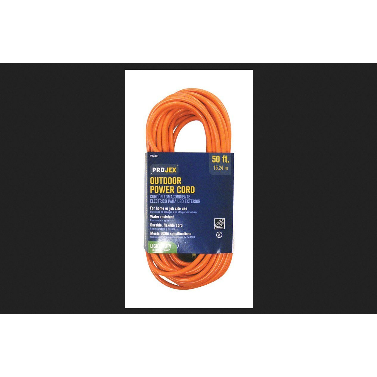 CORD EXTN 16/3SJTW50'ORG (Pack of 1)