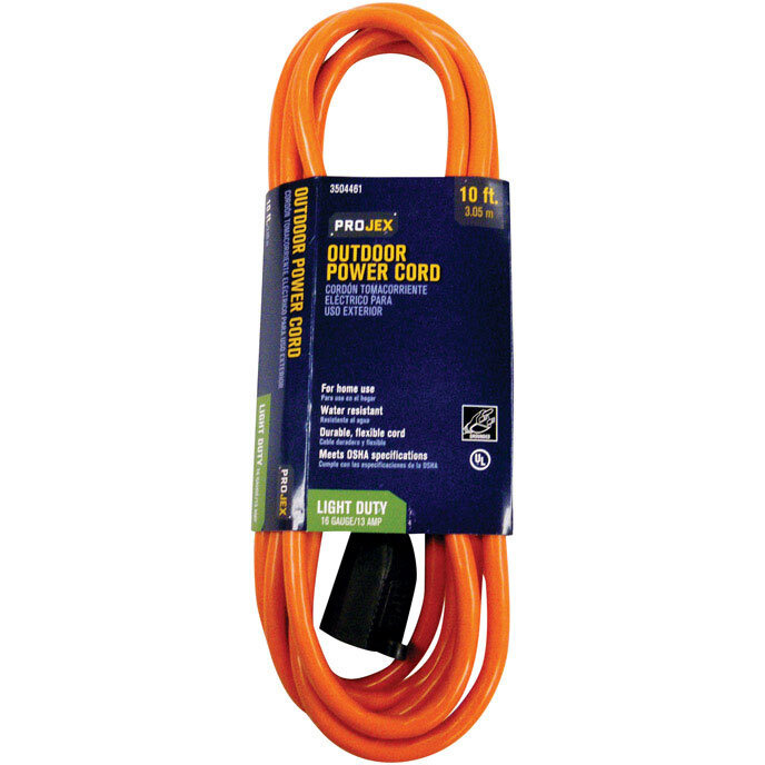 CORD EXTN 16/3SJTW10'ORG (Pack of 1)