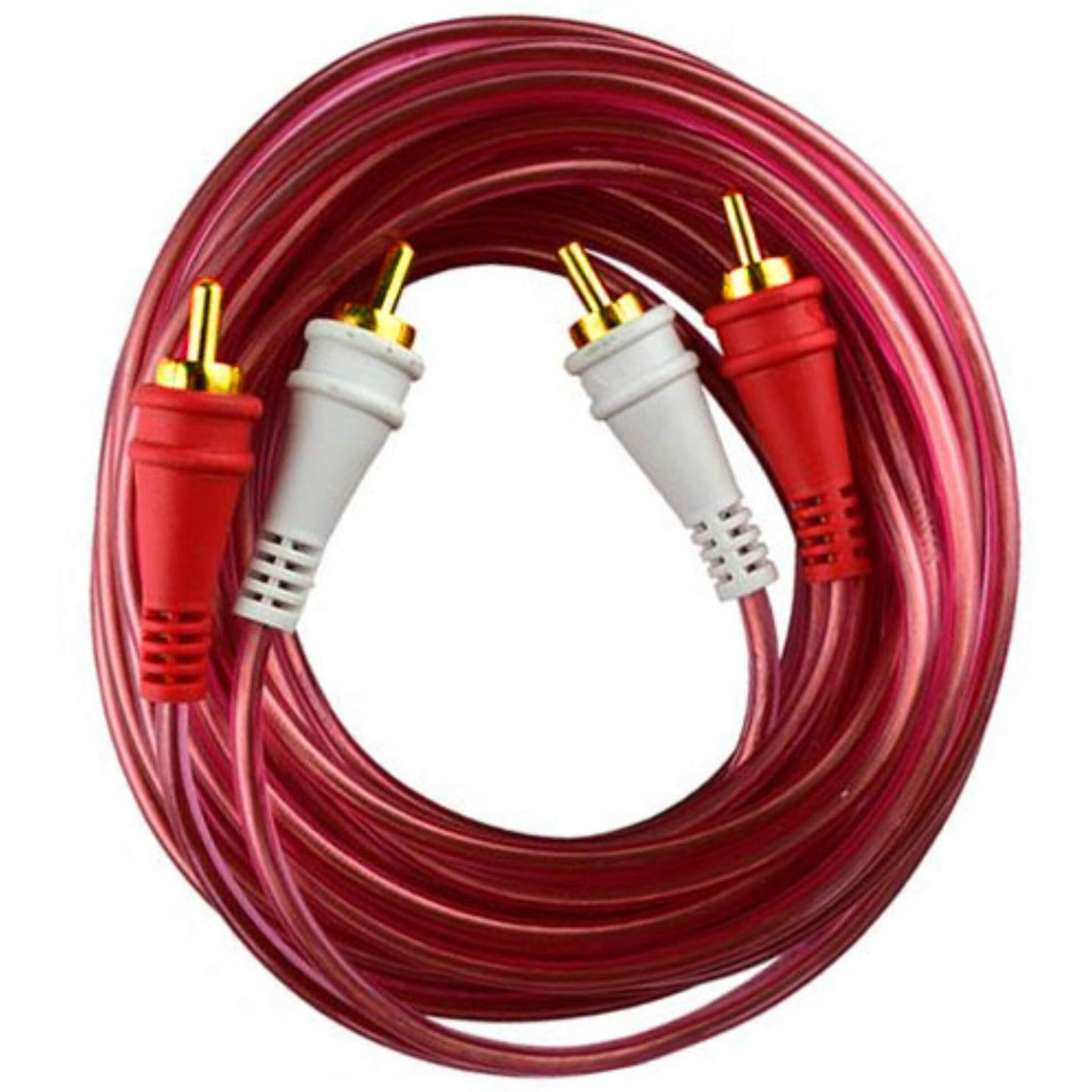 AUDIOPIPE RCA CABLE 20' OFC CLEAR INSTALLER SERIES