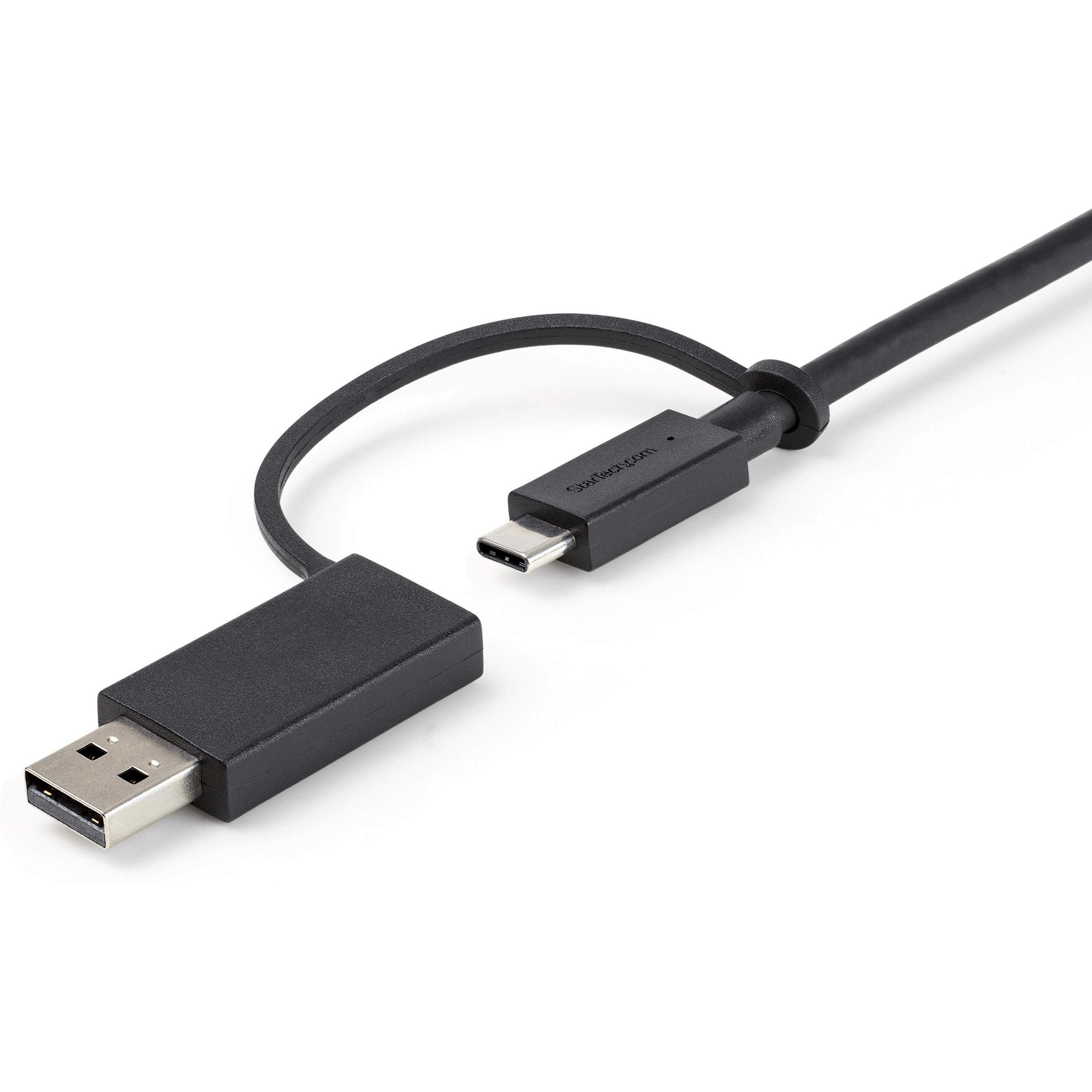USB C Cable with USB A Adapter