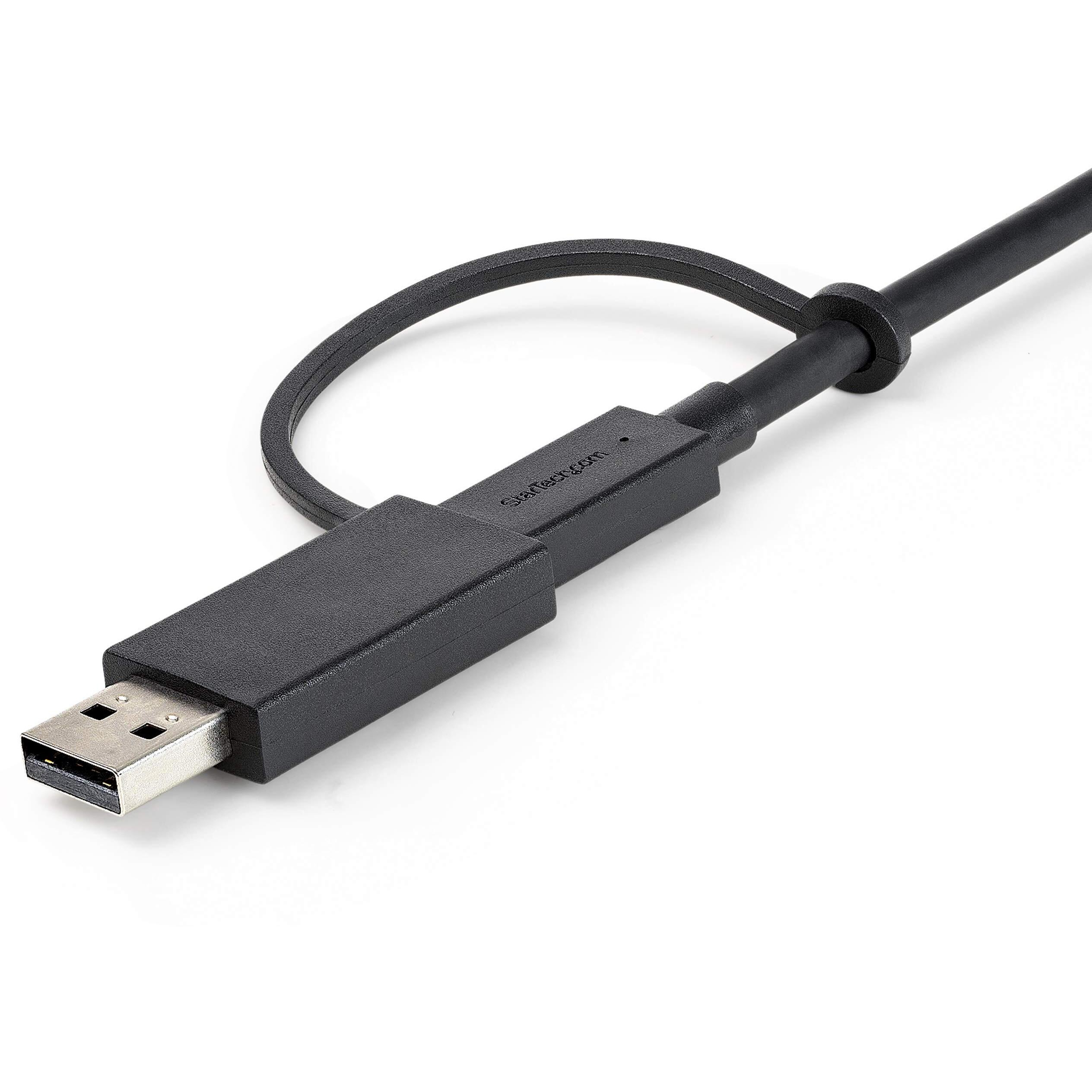 USB C Cable with USB A Adapter