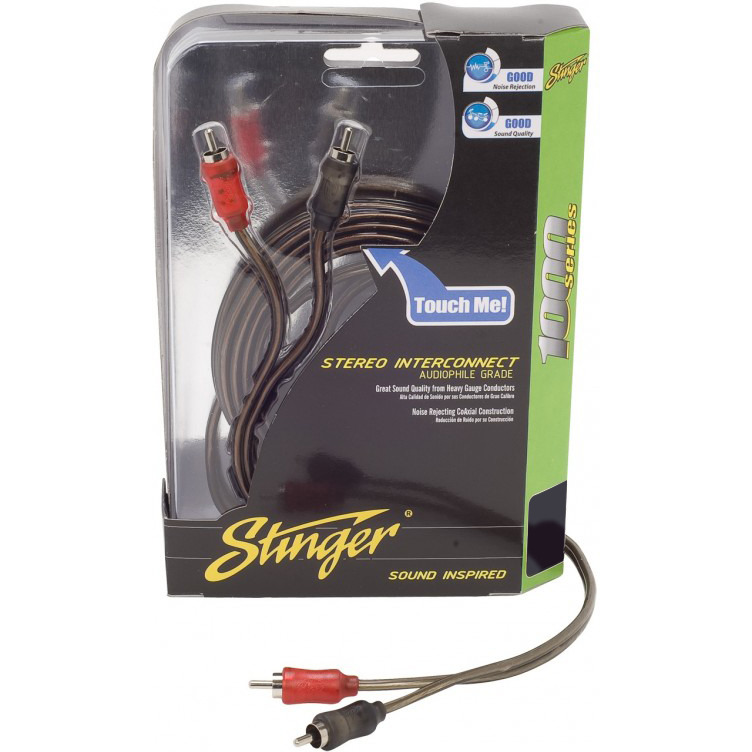 STINGER 17FT 1000 SERIES 2CH COAXIAL RCA