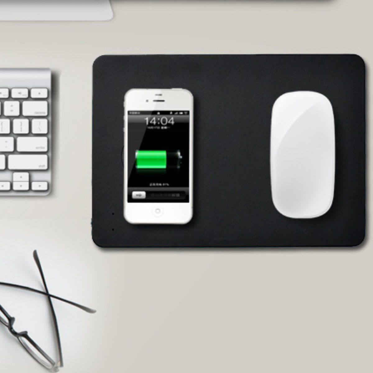 Superpower Pad 2 In 1 iPhone Wireless Charger, And Mouse Pad(D0102HE68CG.)