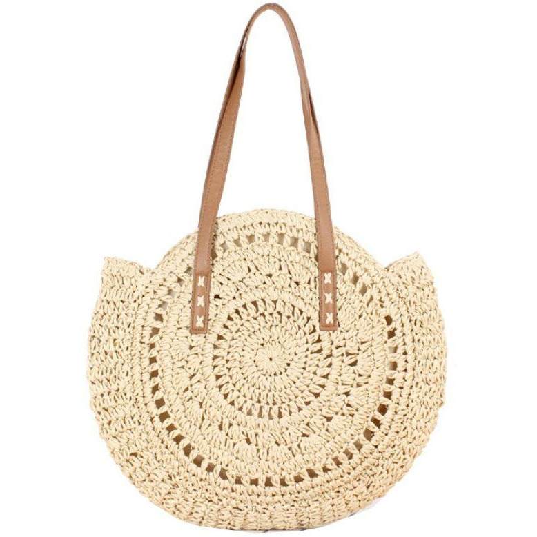 Summery Vibes All Natural Hand Made Handbag(D0102HPIWA7.)