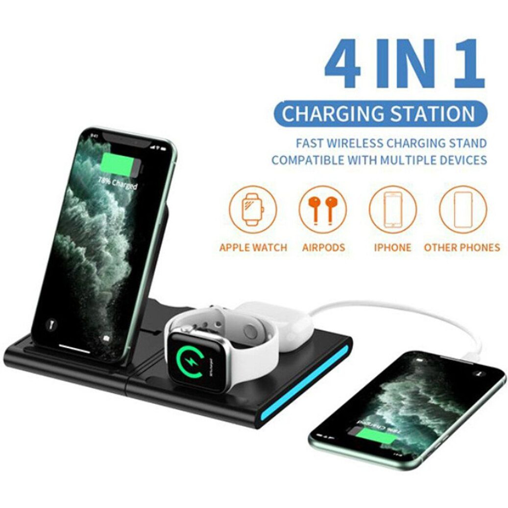 Magnetic Power Tiles 4 In 1 Wireless Charging Station(D0102HE680A.)