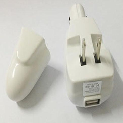 DUAL cHARgER 2 in 1 car and Wall charger with USB port(D0102HEYJA7)