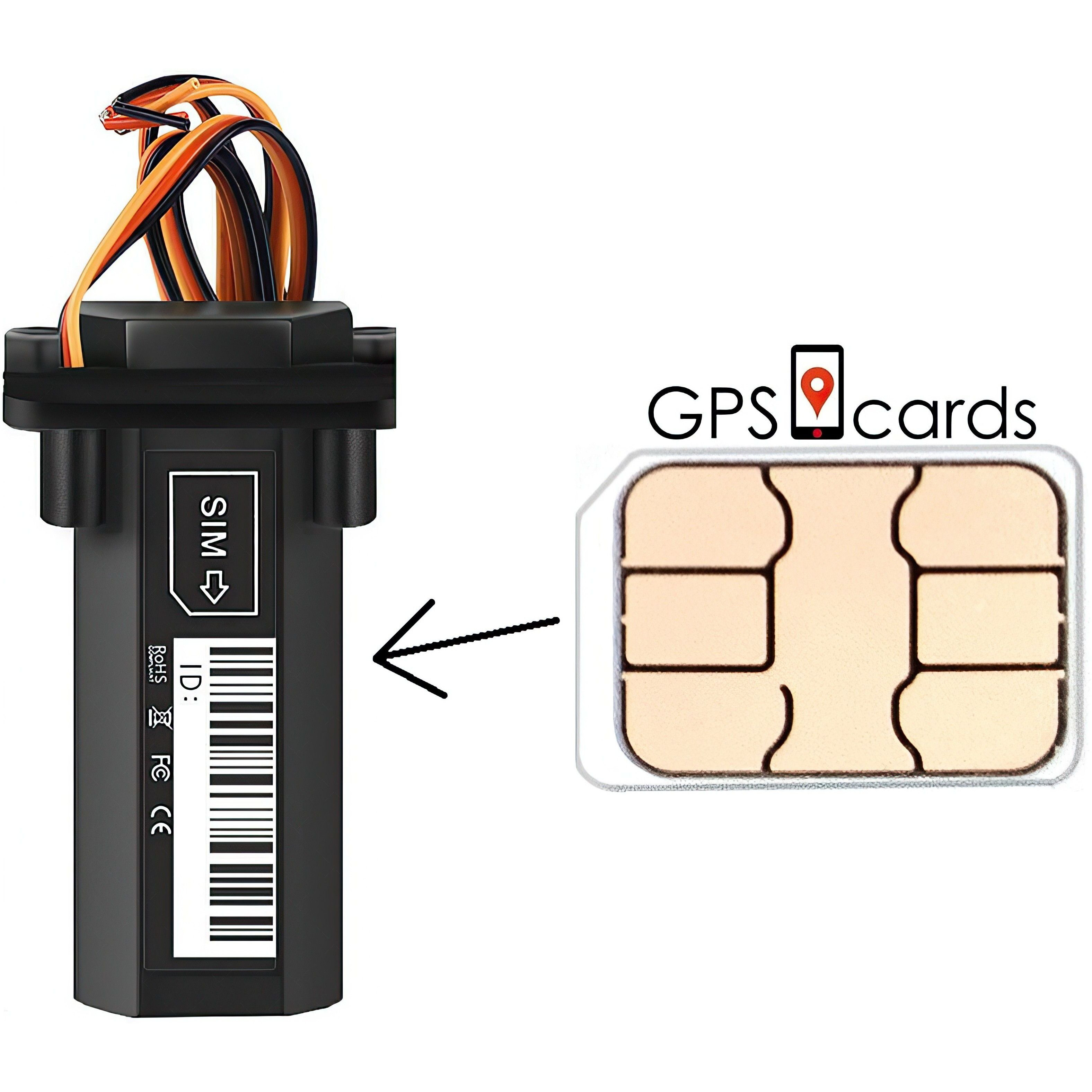 15 Sim Card for Pet GPS Tracker Dog Cat Collar Phone App IOS Android