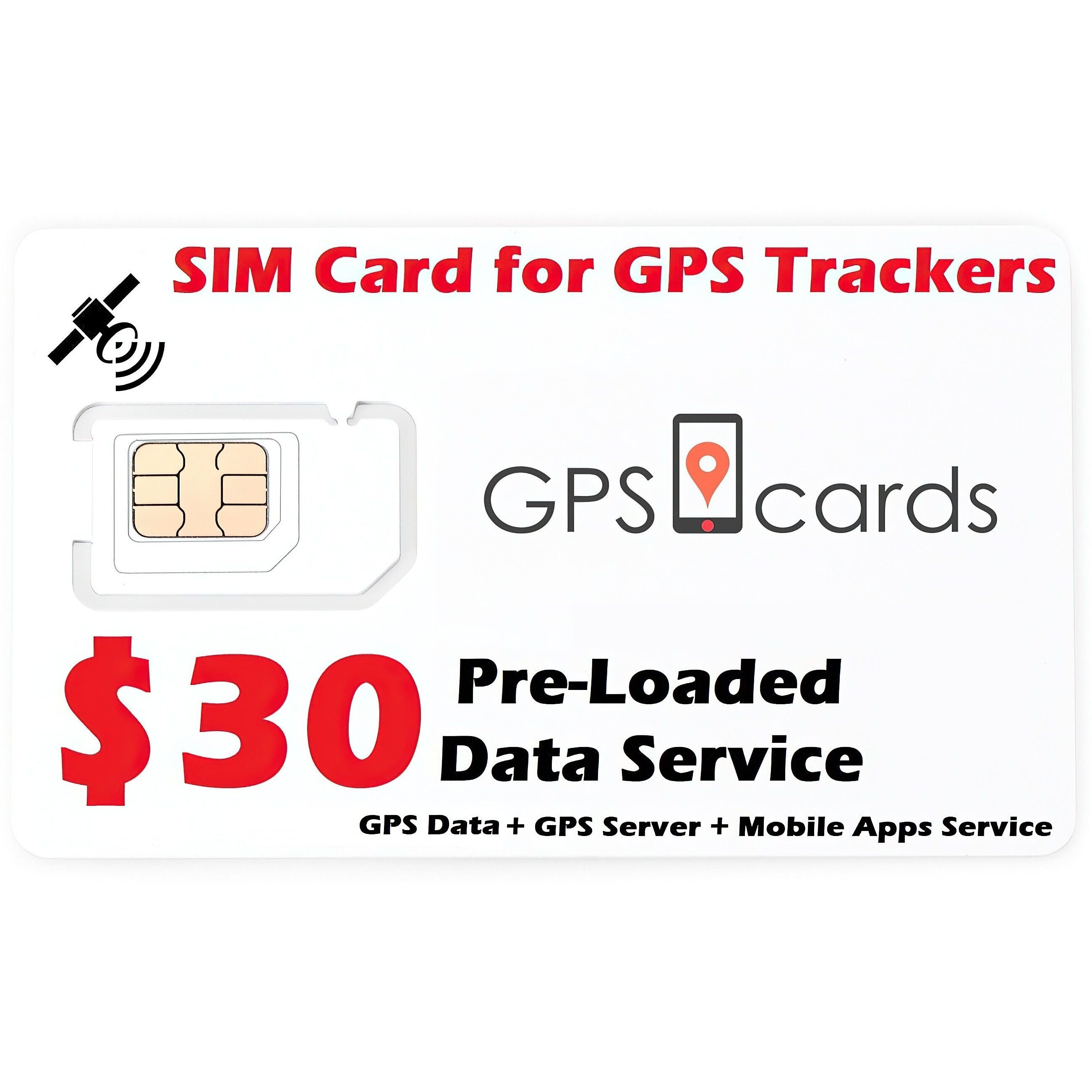 GPS Tracker Unlimited Data SIM Stay Linked with Nationwide 4G LTE Coverage