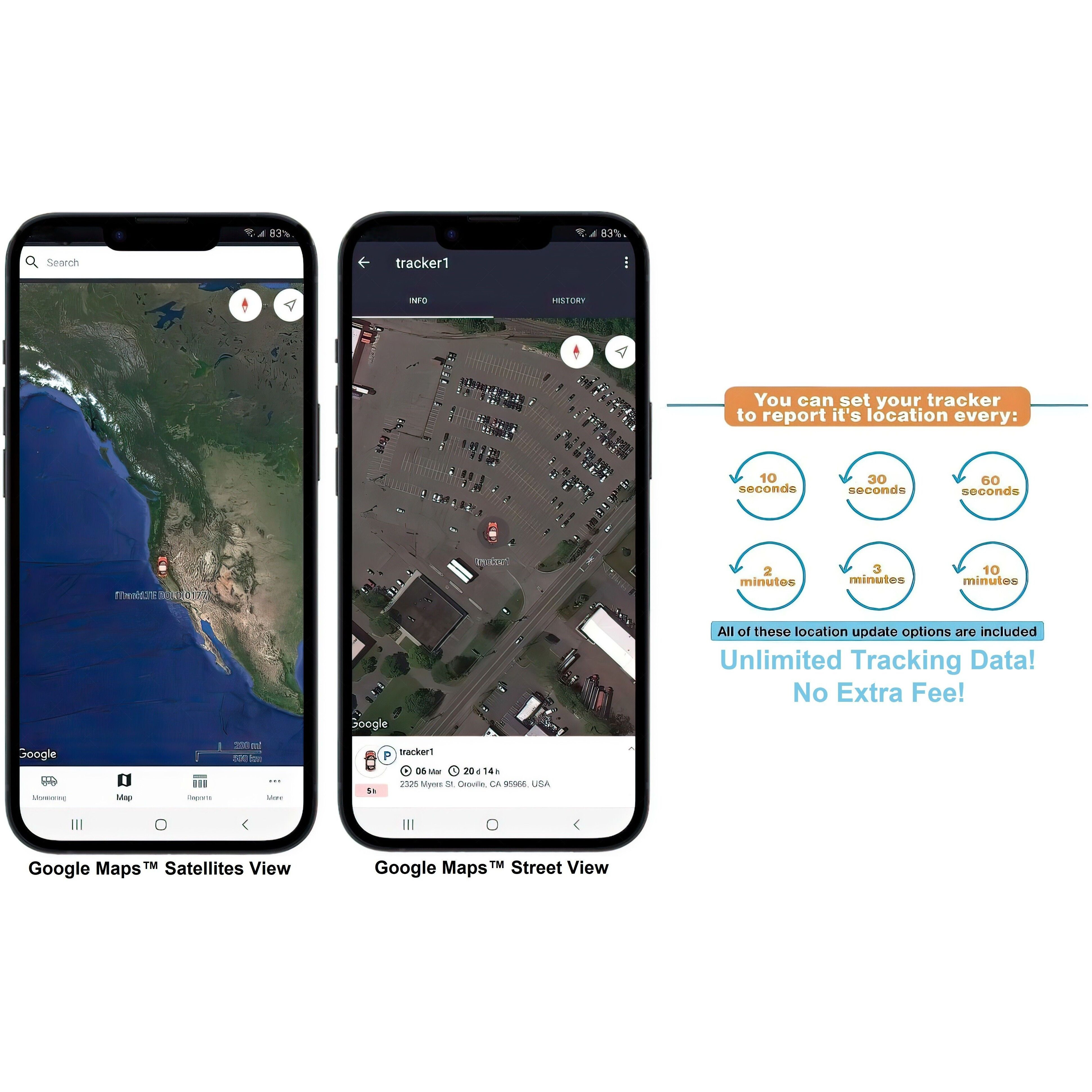 Tracker SIM for MT50H Security GPS Tracker + Mobile APP + Track Online