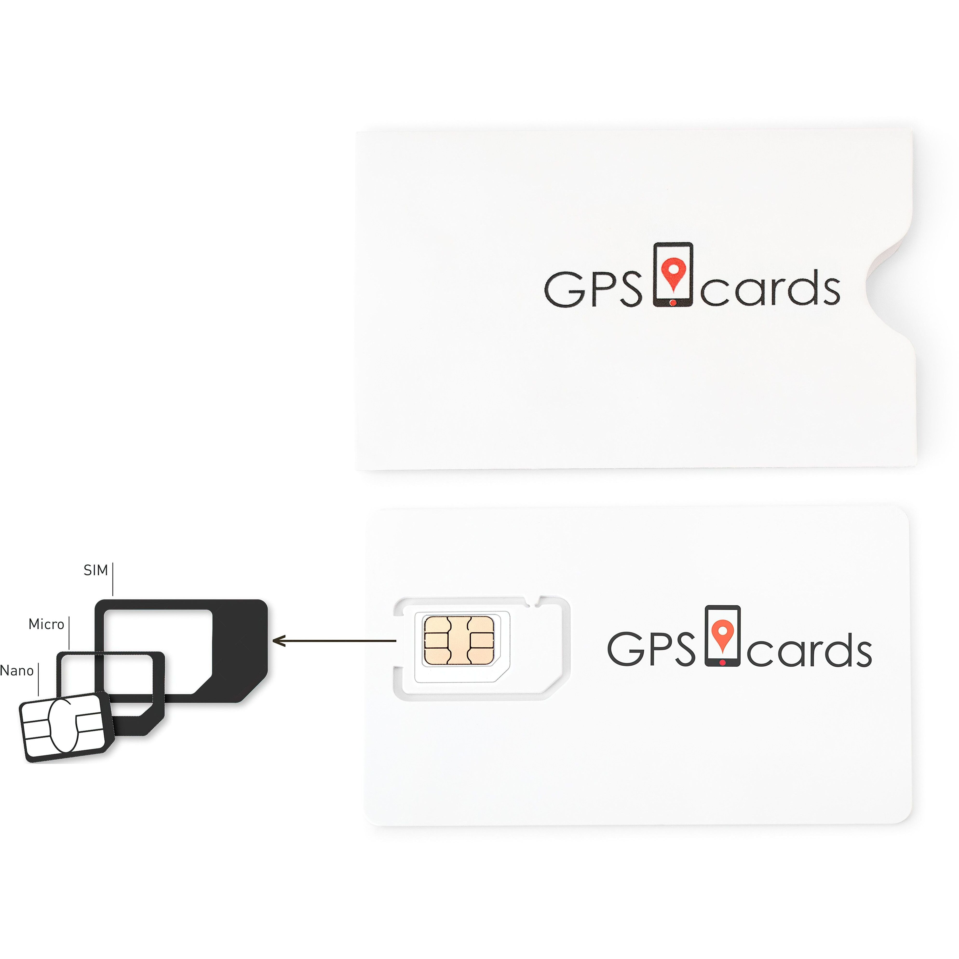SIM card for GPS-303F with Unseamed Setup for Nationwide Vehicle Tracking