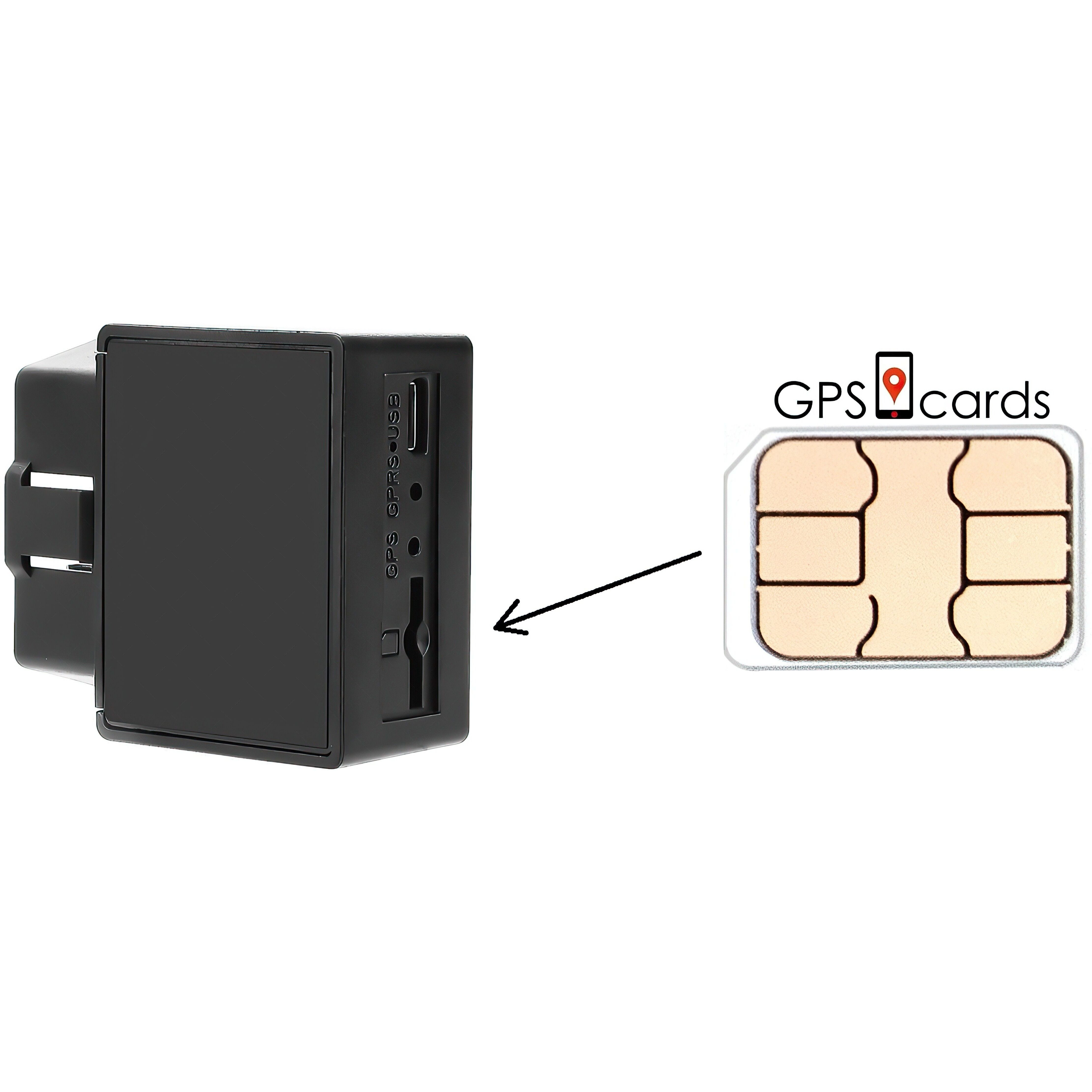 Tracker SIM for Ulbotech T361 OBD Tracking Equipment + Smartphone APP + Sim Card