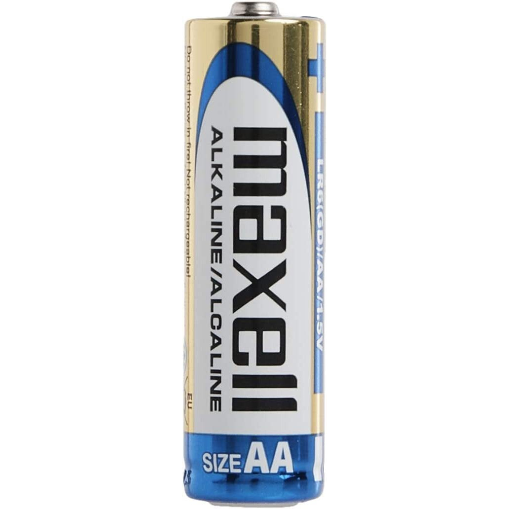 Maxell 723465 Ready-to-go Long Lasting and Reliable Alkaline AA Battery 4-pk