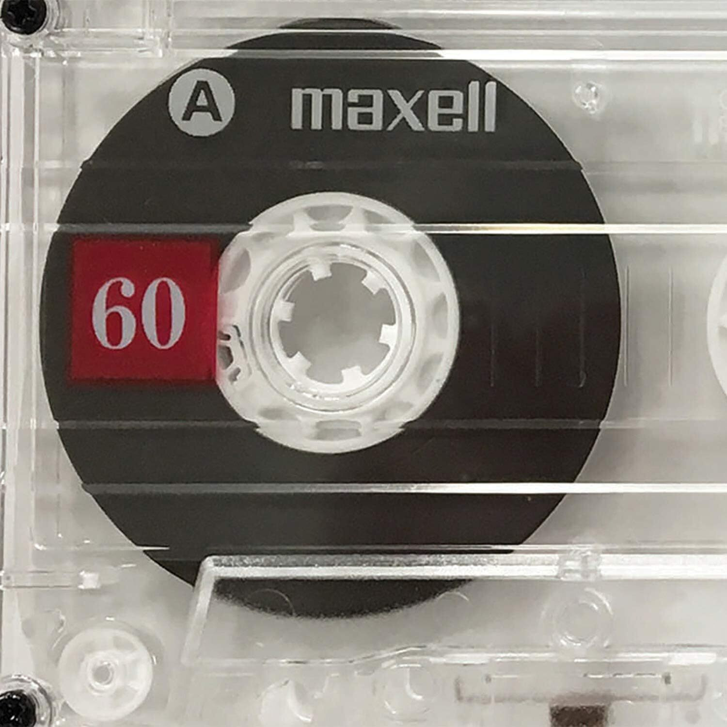 Maxell 109024 60 Minute Storage Capacity Normal Bias Type Flat Packs 2 Pack Cassettes