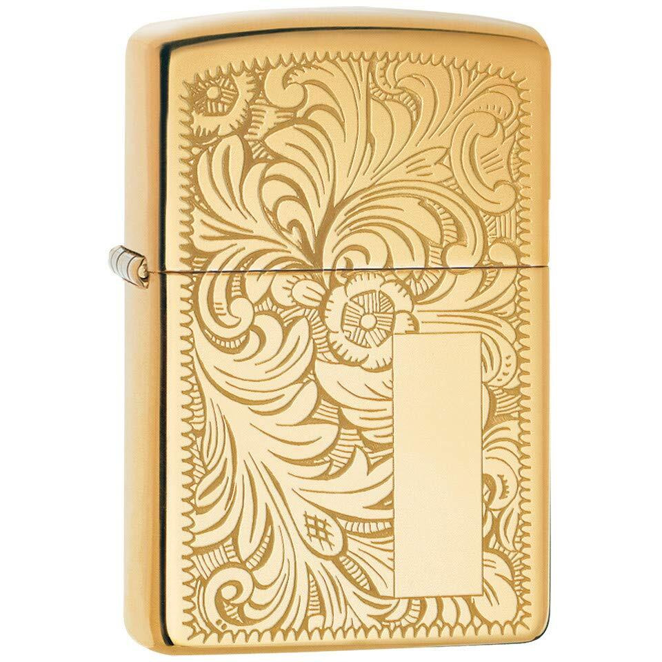 Zippo Windproof Lighter Venetian High Polish Brass (Venetian Brass)