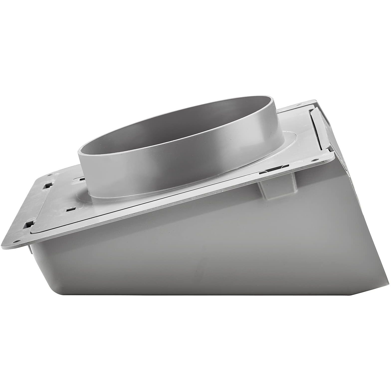 Lambro W/Damper 351G/351GR 6-Inch Plastic Wall Cap, 1 Count (Pack of 1), Gray