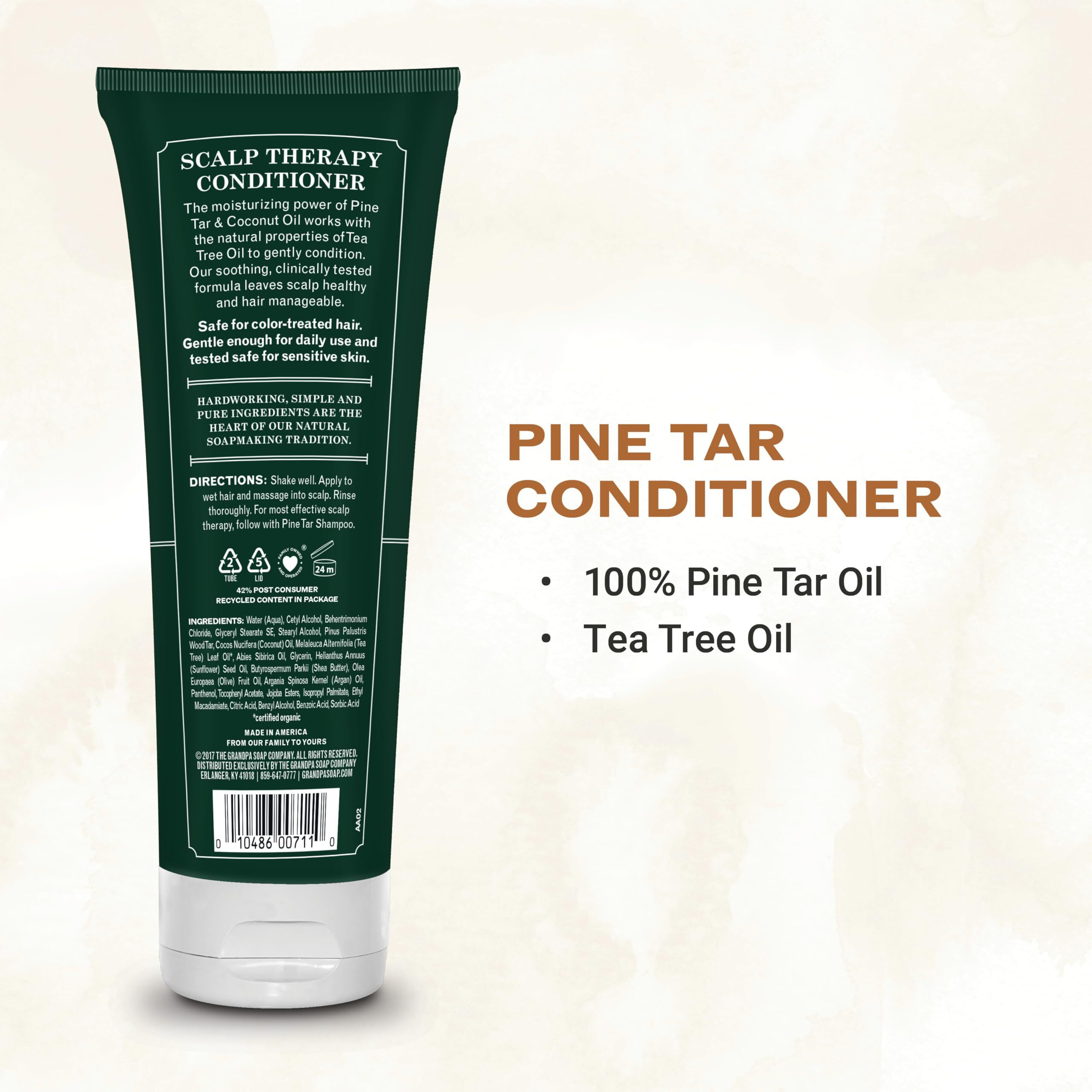 grandpa Soap Pine Tar conditioner - 8 Fl Oz(D0102H5Wc46)