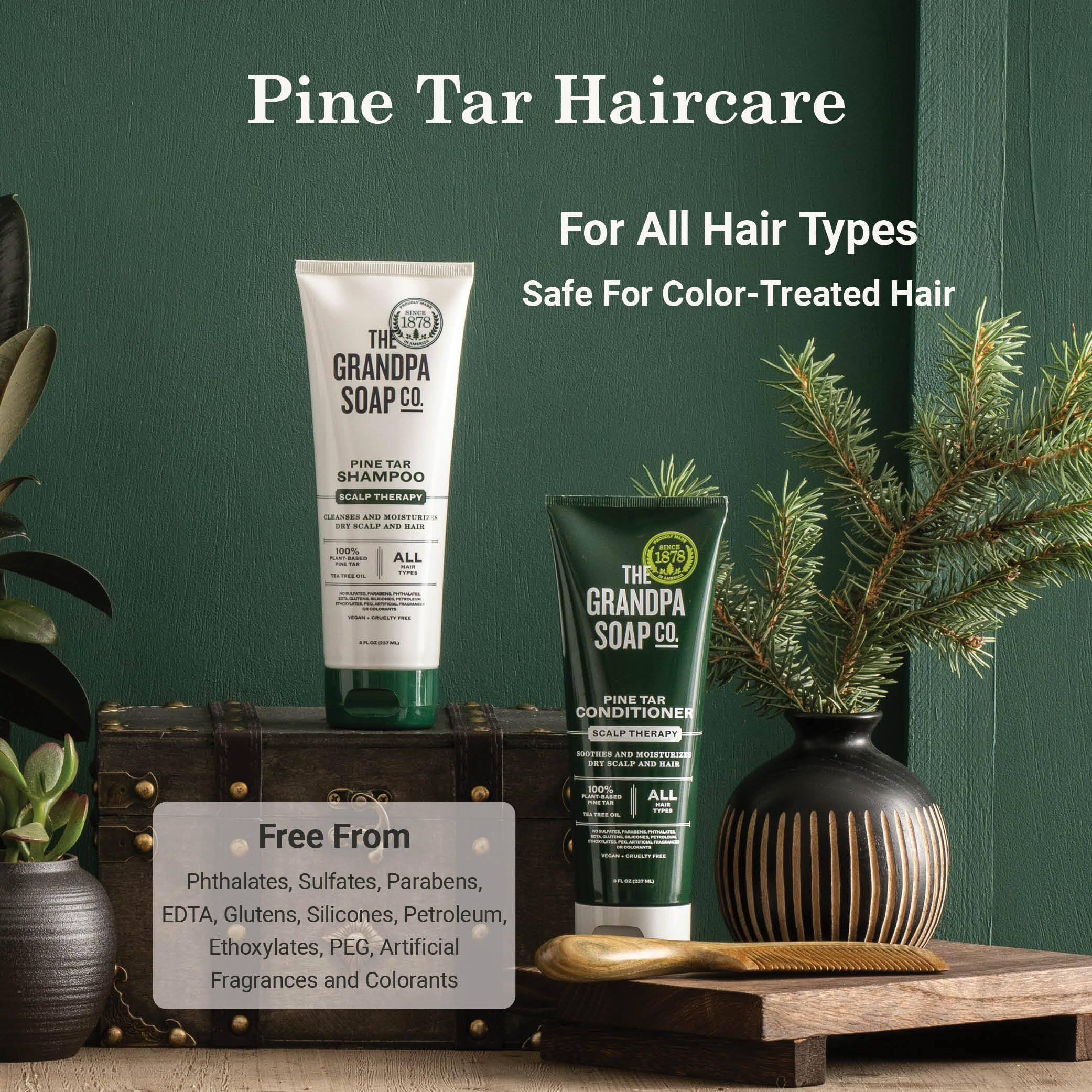 grandpa Soap Pine Tar conditioner - 8 Fl Oz(D0102H5Wc46)