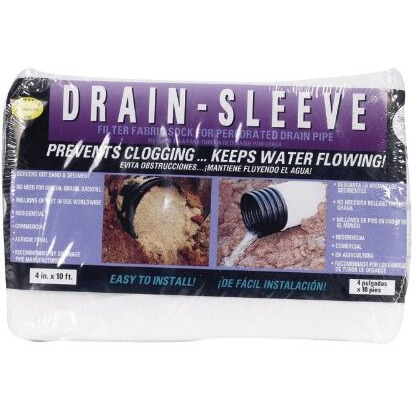FILTER DRAIN SOCK 4&quotX10' (Pack of 1)