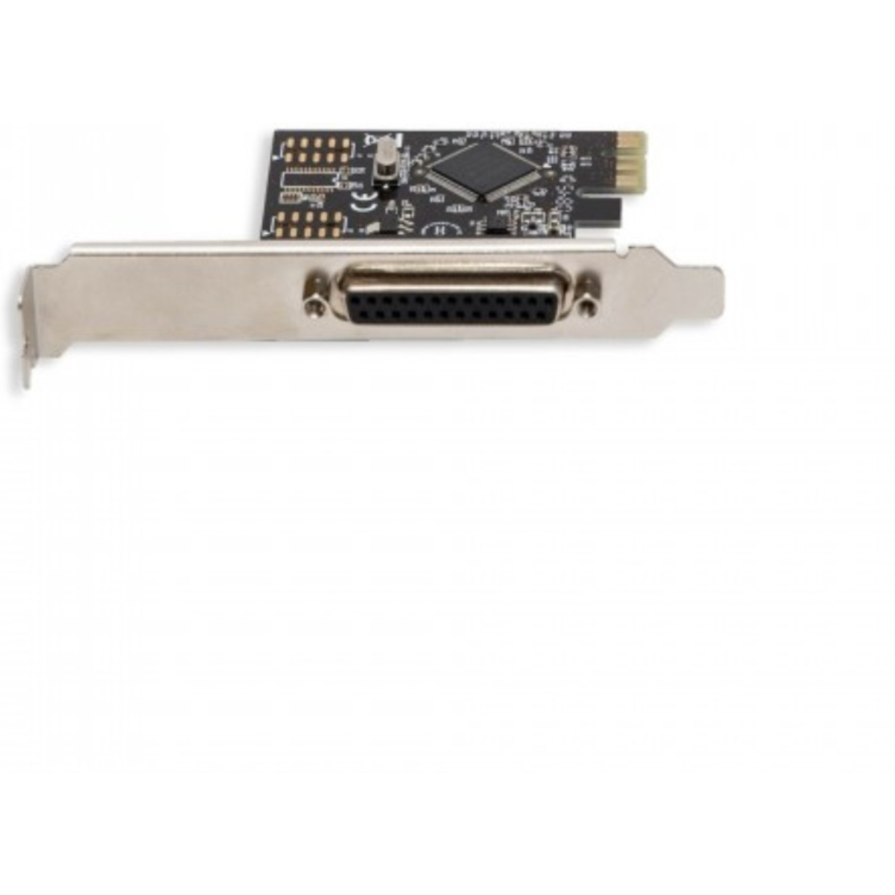 PCIe 1x Port Printer/Parallel Card, Moschip 9901 Chipset, include one Low Profile Bracket