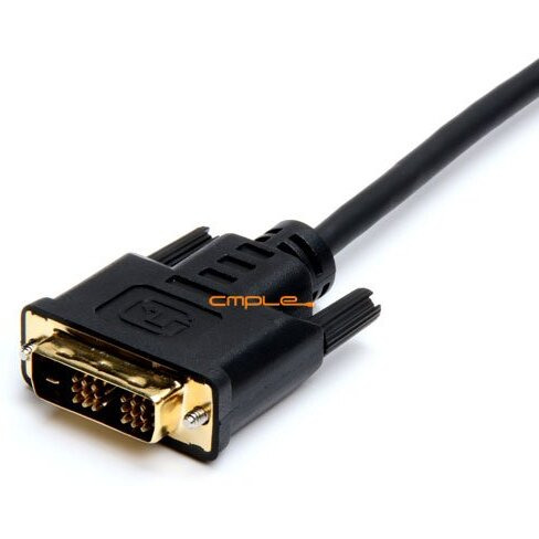 CMPLE - HDMI to DVI Adapter Cable Bi Directional High Speed Monitor Cable for PC Laptop HDTV Projector - 3 feet