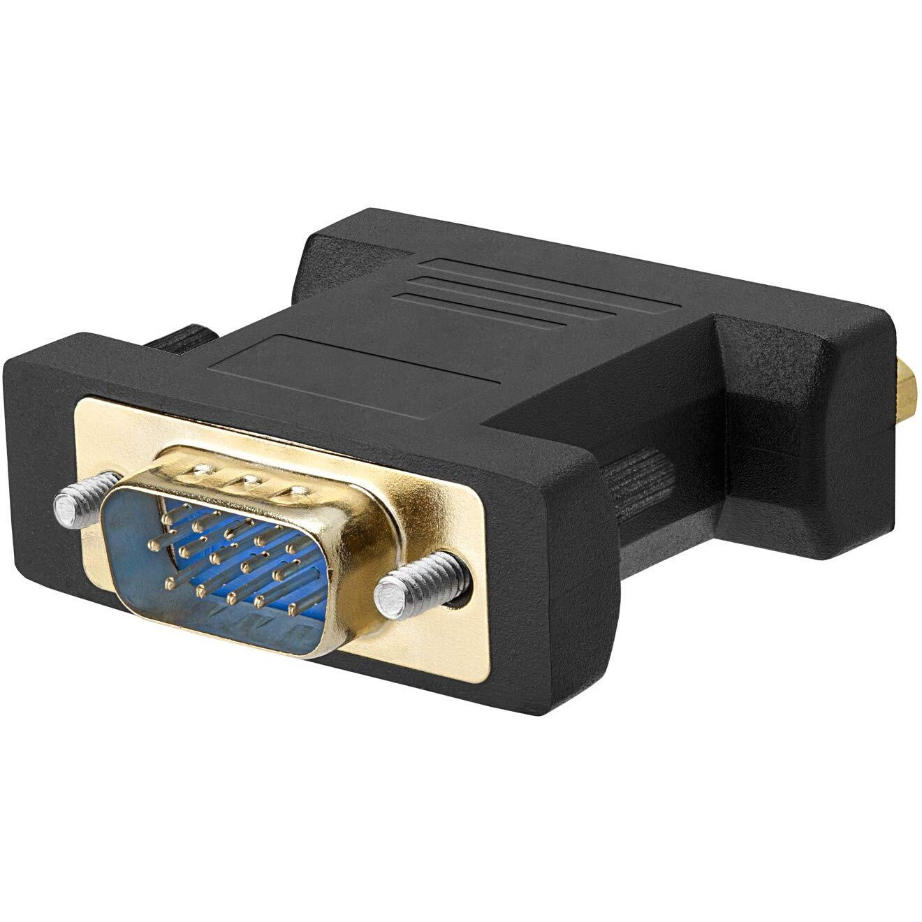 DVI-A Female to VGA Male Adapter GOLD