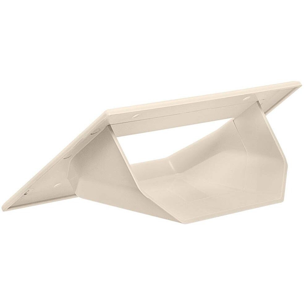 DataComm 45-0003-LA Three-Gang Low-Voltage Cable Wall Plate For Multiple Cables - Lite Almond