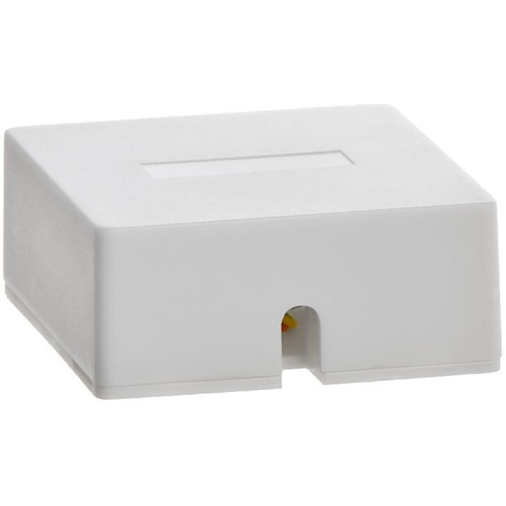 Phone Surface Mount 6P4C - 1port - WHITE