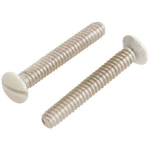 Keystone Jack Wall Plate With One Hole Standard Keystone - White