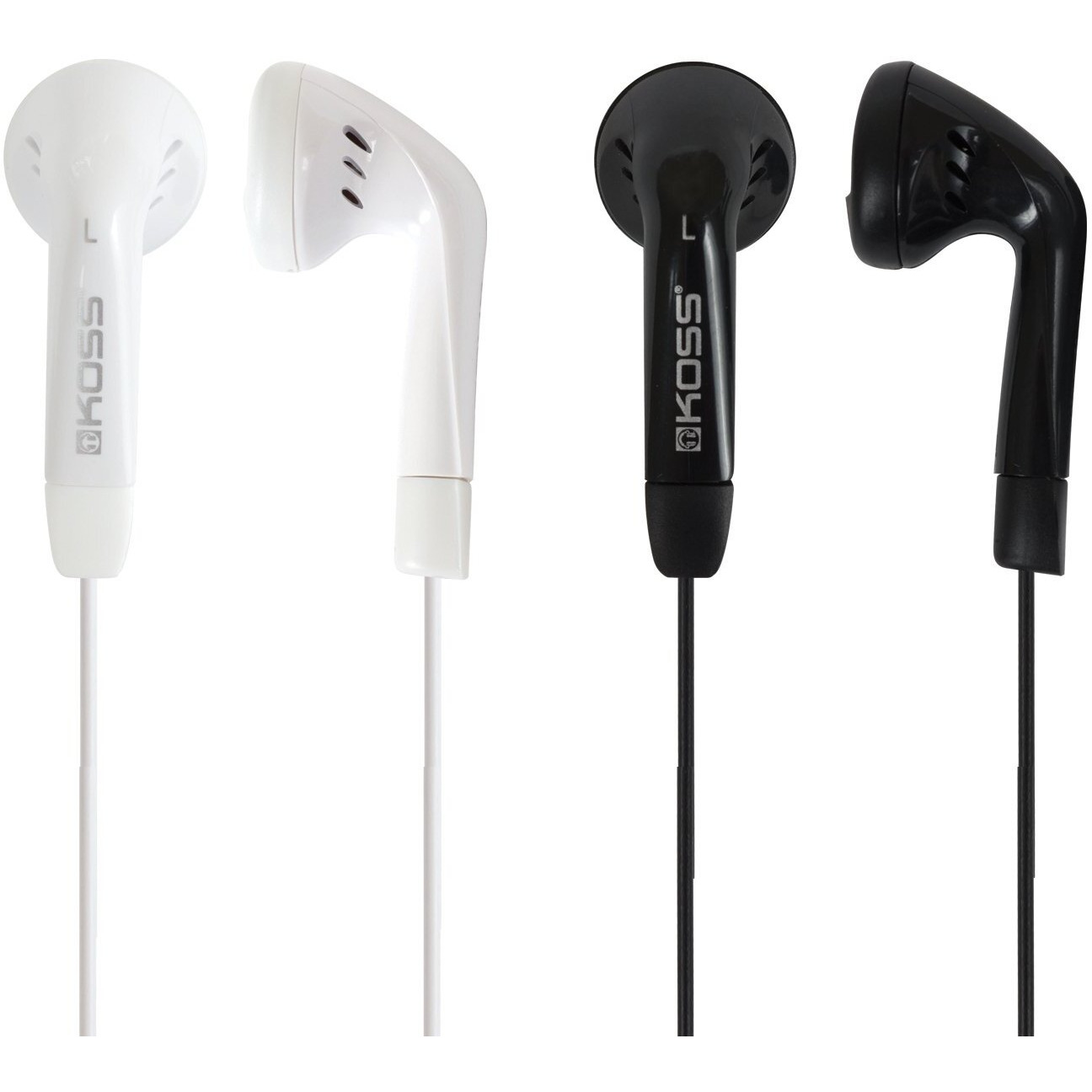 EARBUD ON-EAR WHT/BLK (Pack of 1)
