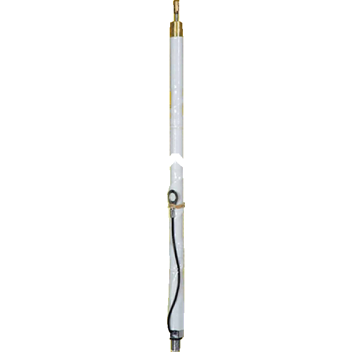 WILSON - WFGT4-W WHITE 4' SILVER LOAD TUNABLE TIP ANTENNA WITH GROUND STRAP