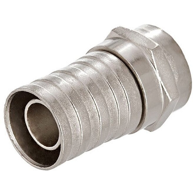 F-Connector Crimp-On RG6  Pack of 10