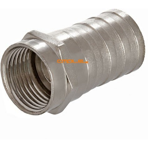 F-Connector Crimp-On RG6  Pack of 10