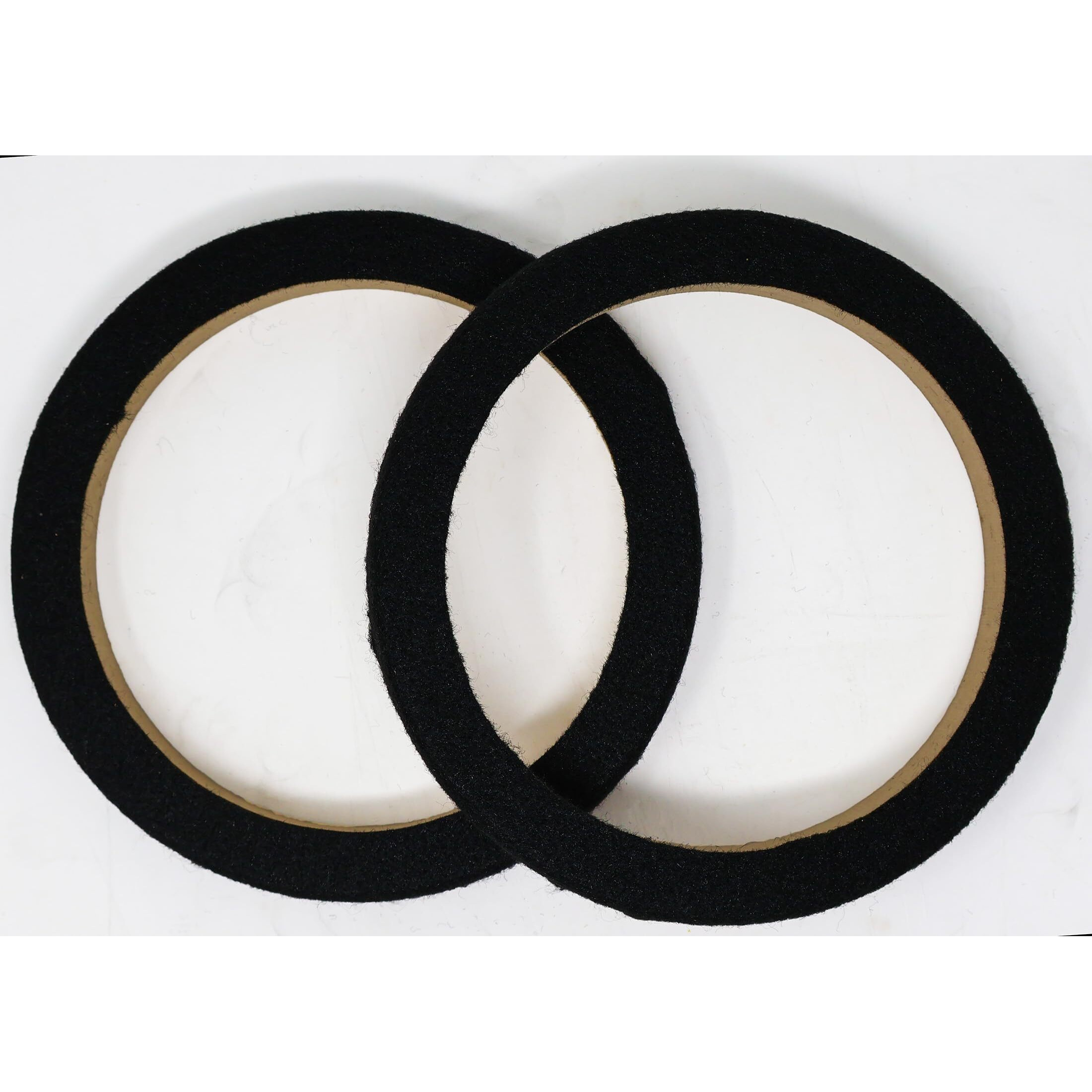 Nippon 6.5" Wood Speaker ring with black carpet Sold in Pairs