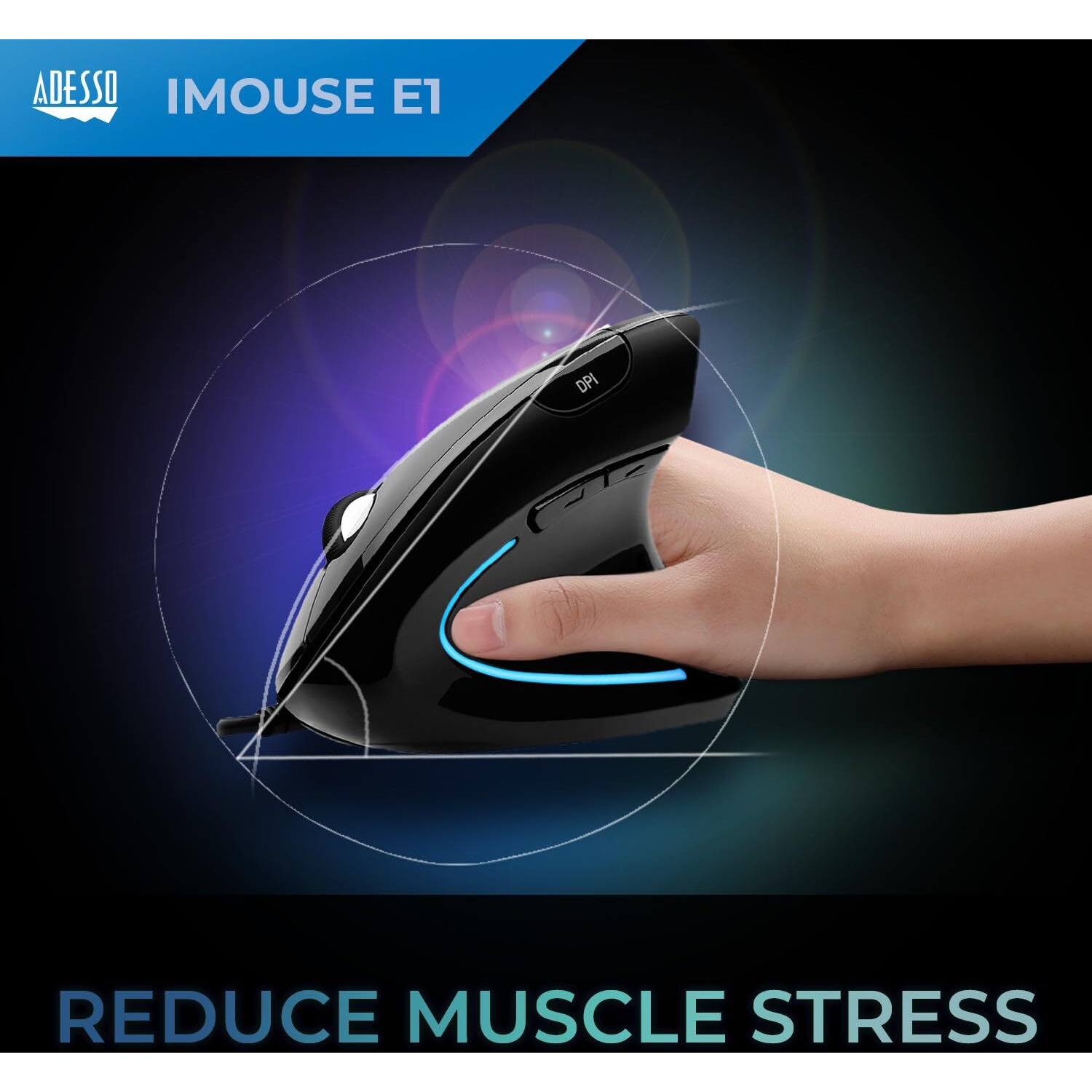 Vertical Ergonomic 6 BTN Mouse
